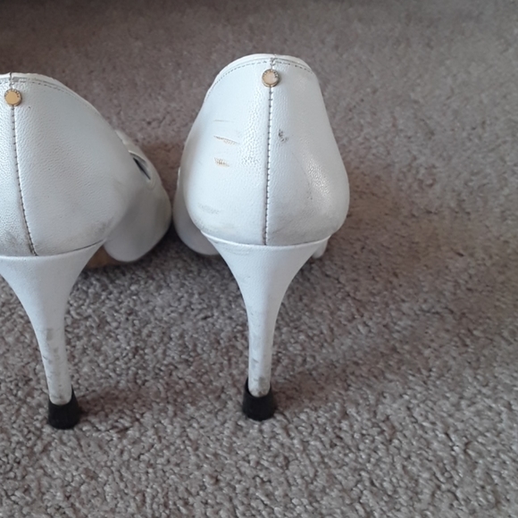 🐖Well loved white heels ted baker size 37 - Picture 6 of 7
